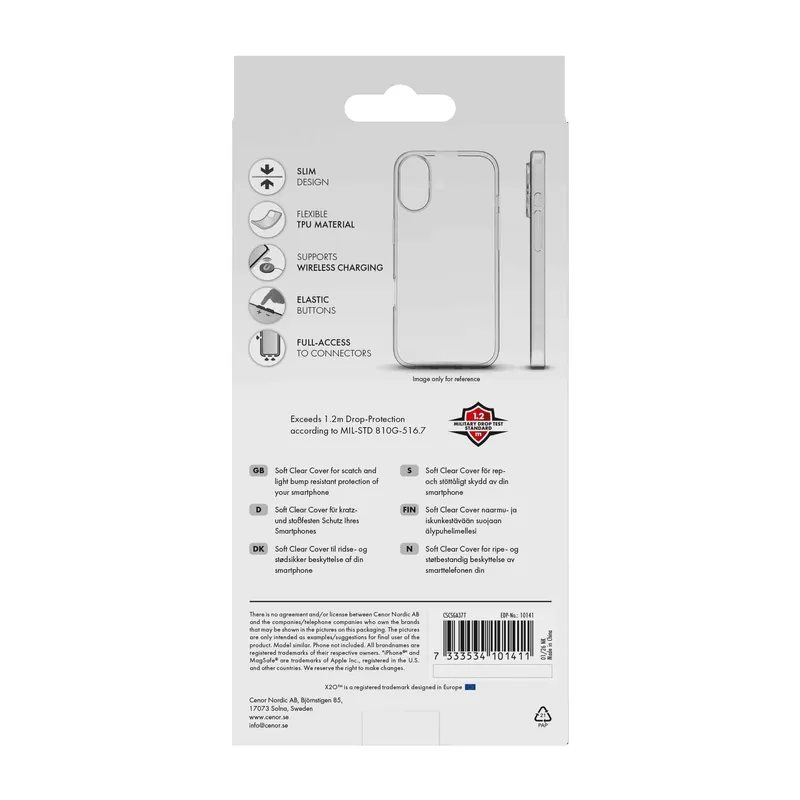 X2O Clear Soft Suojakuori Samsung Galaxy A37 5G Kirkas - 3410141