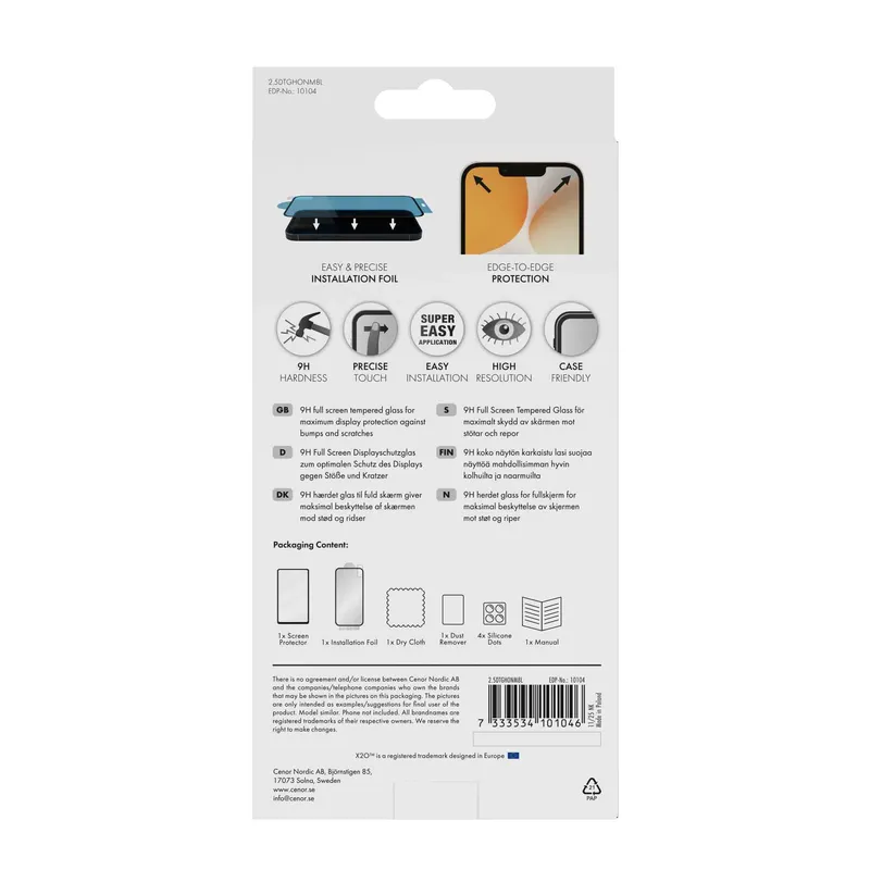 X2O Full Screen Panssarilasi Honor Magic8 Lite - 3410104
