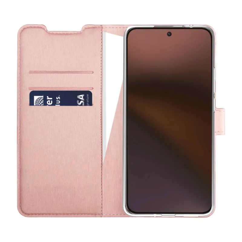 X2O Classic Wallet Lompakkokotelo Honor Magic8 Lite Rose Gold - 3410111