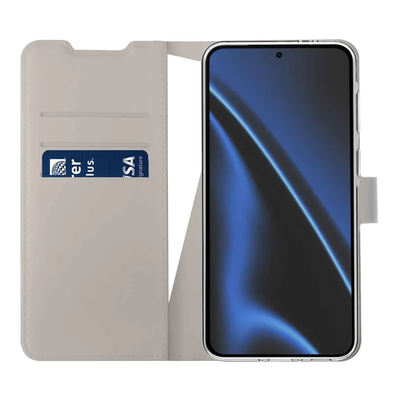 X2O Classic Wallet Lompakkokotelo Samsung Galaxy A37 5G Greige - 3410137