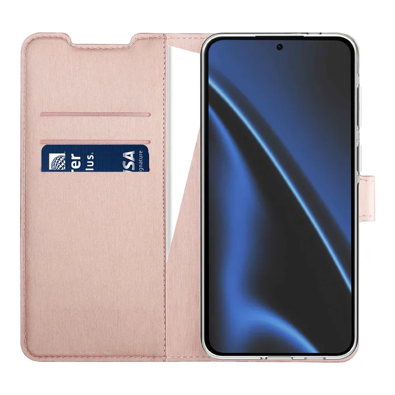 X2O Classic Wallet Lompakkokotelo Samsung Galaxy A57 5G Rose Gold - 3410126