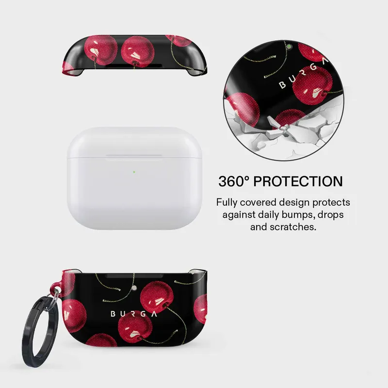 Burga Cherrybomb - Apple Airpods Pro 3 Suojakotelo - 5628240