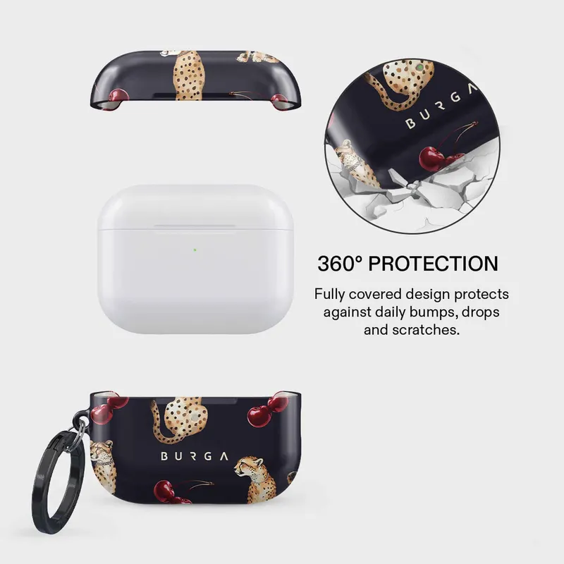 Burga Cougar - Apple Airpods Pro 3 Suojakotelo - 5628227