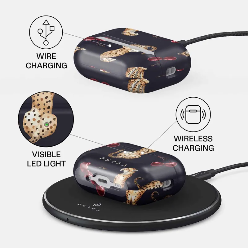 Burga Cougar - Apple Airpods Pro 3 Suojakotelo - 5628227