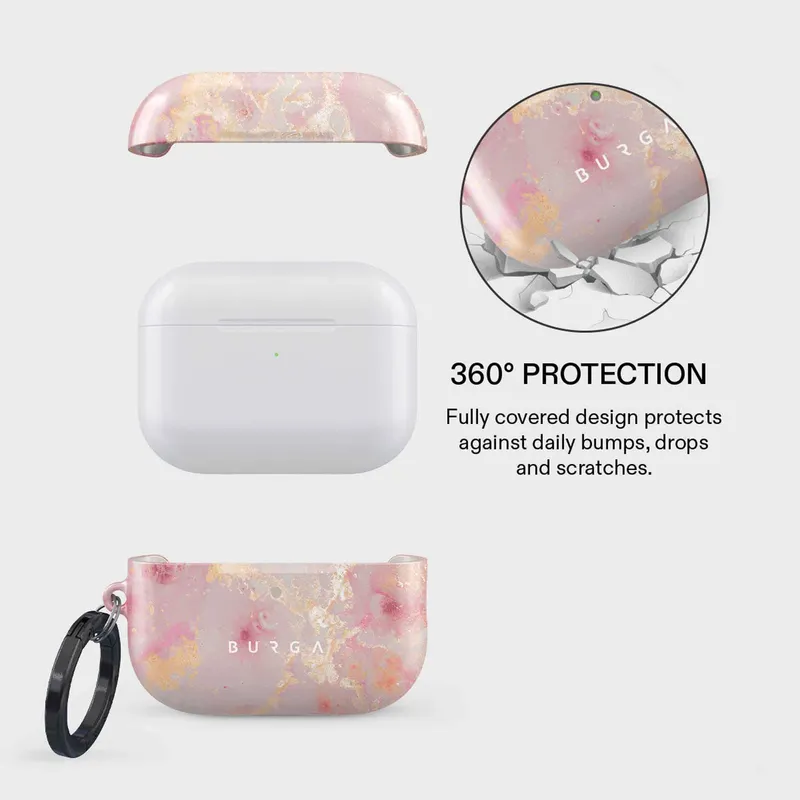 Burga Golden Coral - Apple Airpods Pro 3 Suojakotelo - 5628171