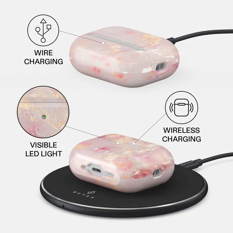 Burga Golden Coral - Apple Airpods Pro 3 Suojakotelo - 5628171