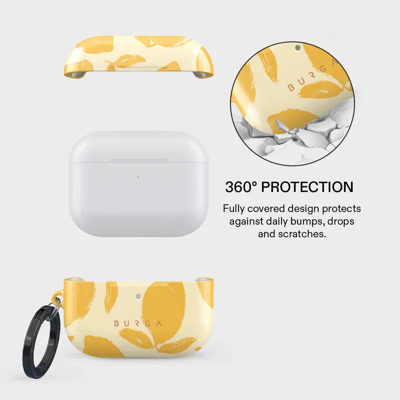 Burga Lemon Tart - Apple Airpods Pro 3 Suojakotelo - 5628043