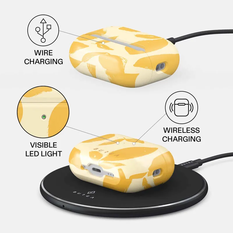 Burga Lemon Tart - Apple Airpods Pro 3 Suojakotelo - 5628043
