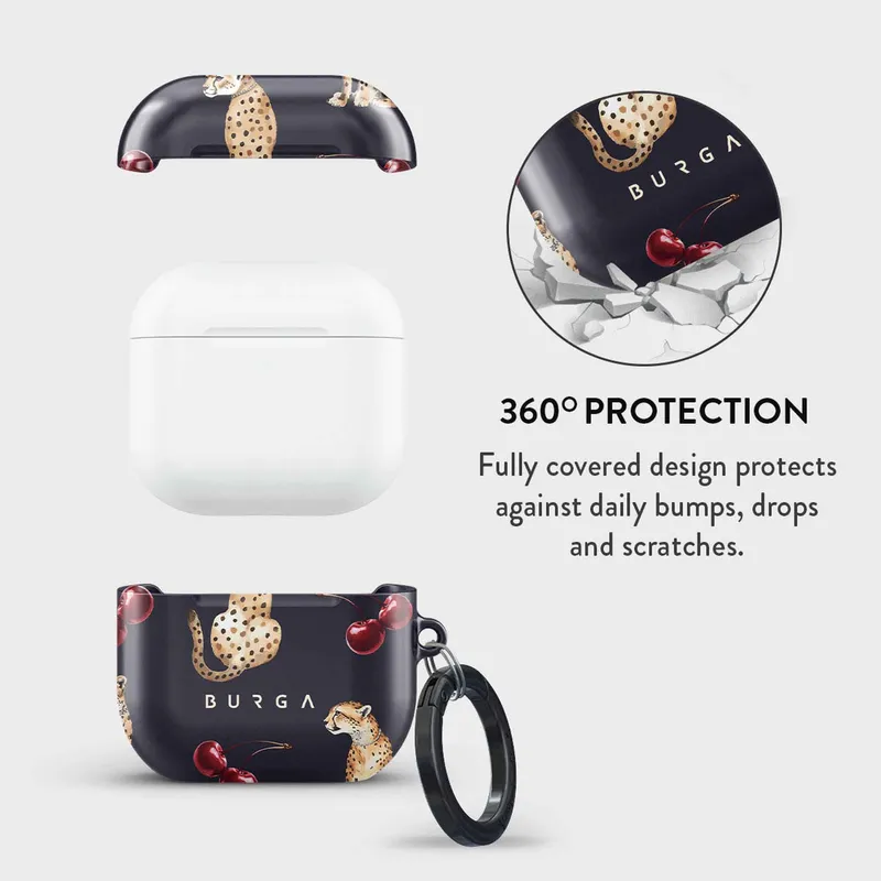 Burga Cougar - Apple AirPods 4 & AirPods 4 ANC Suojakotelo - 2999662