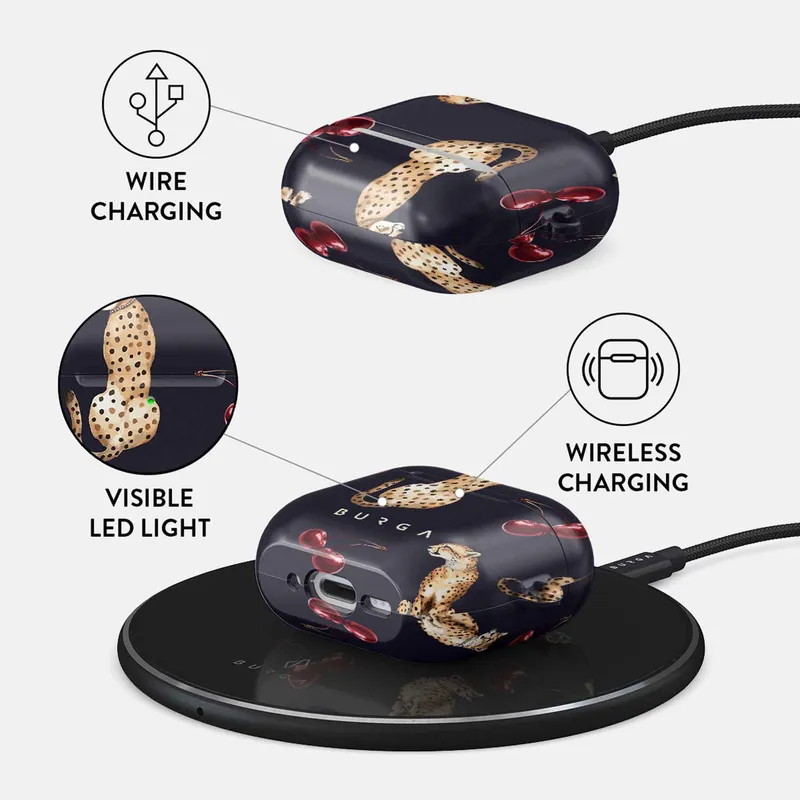 Burga Cougar - Apple AirPods 4 & AirPods 4 ANC Suojakotelo - 2999662