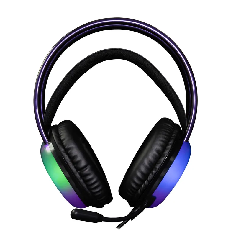 White Shark PEACOCK-2 Over-Ear RGB Pelikuuloke Musta - 9450743