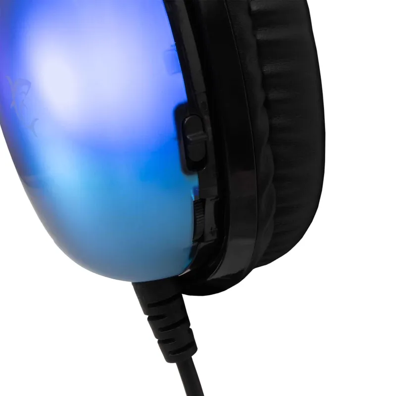 White Shark PEACOCK-2 Over-Ear RGB Pelikuuloke Musta - 9450743