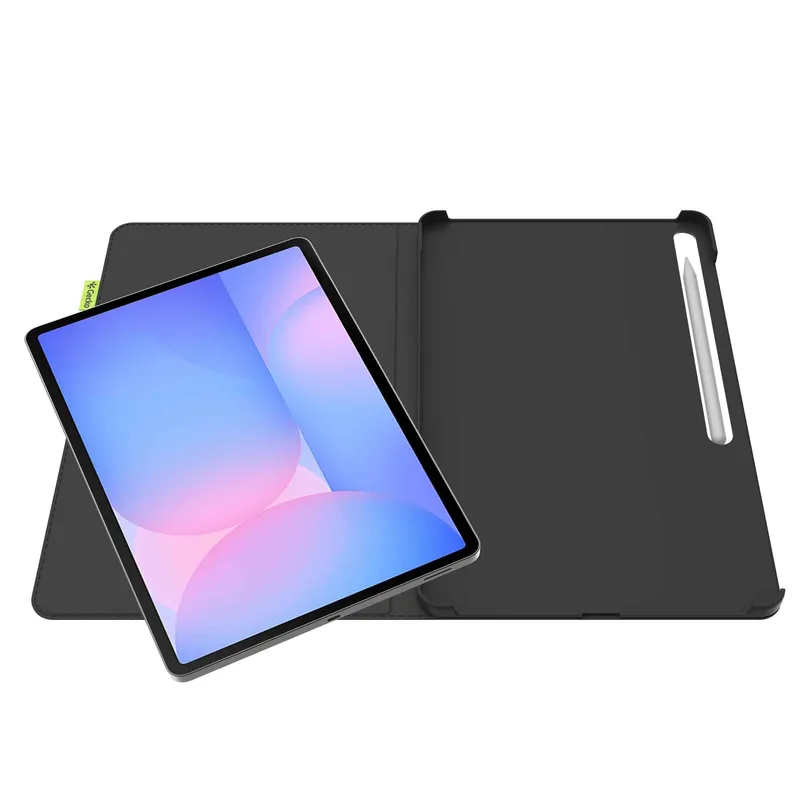 Gecko Kaktus Folio-kuori Samsung Galaxy Tab S10 FE+ Musta - 3537035