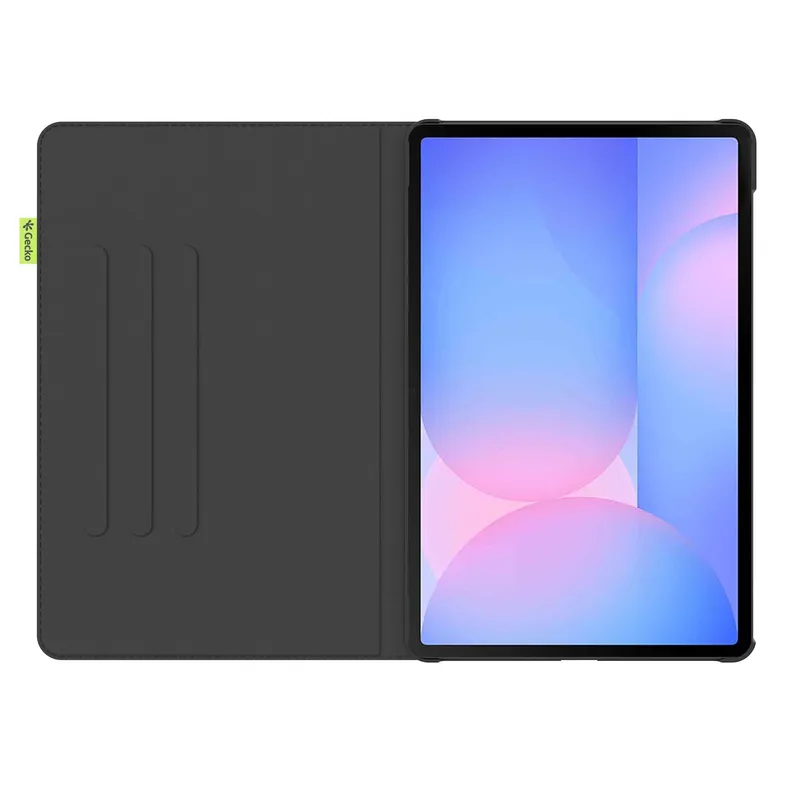 Gecko Kaktus Folio-kuori Samsung Galaxy Tab S10 FE+ Musta - 3537035