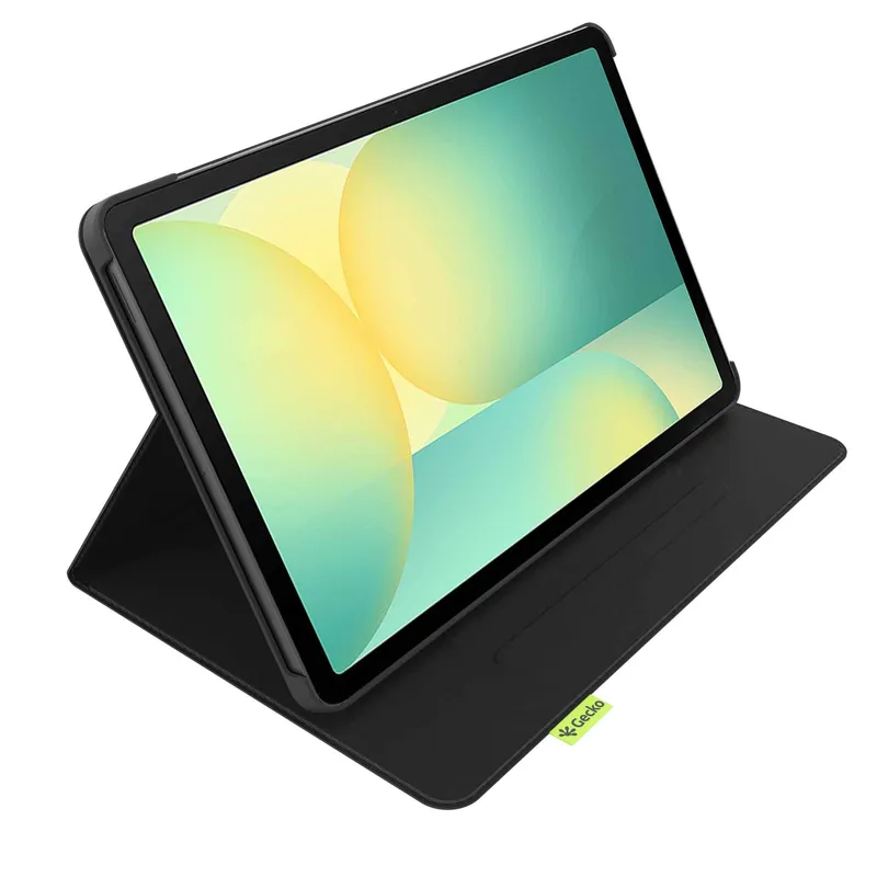 Gecko Kaktus Folio-kuori Samsung Galaxy Tab S10 FE/S10 Lite Musta - 3537034