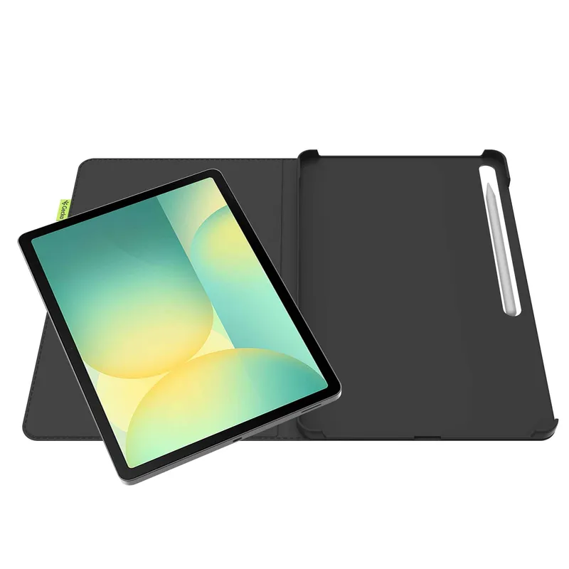 Gecko Kaktus Folio-kuori Samsung Galaxy Tab S10 FE/S10 Lite Musta - 3537034