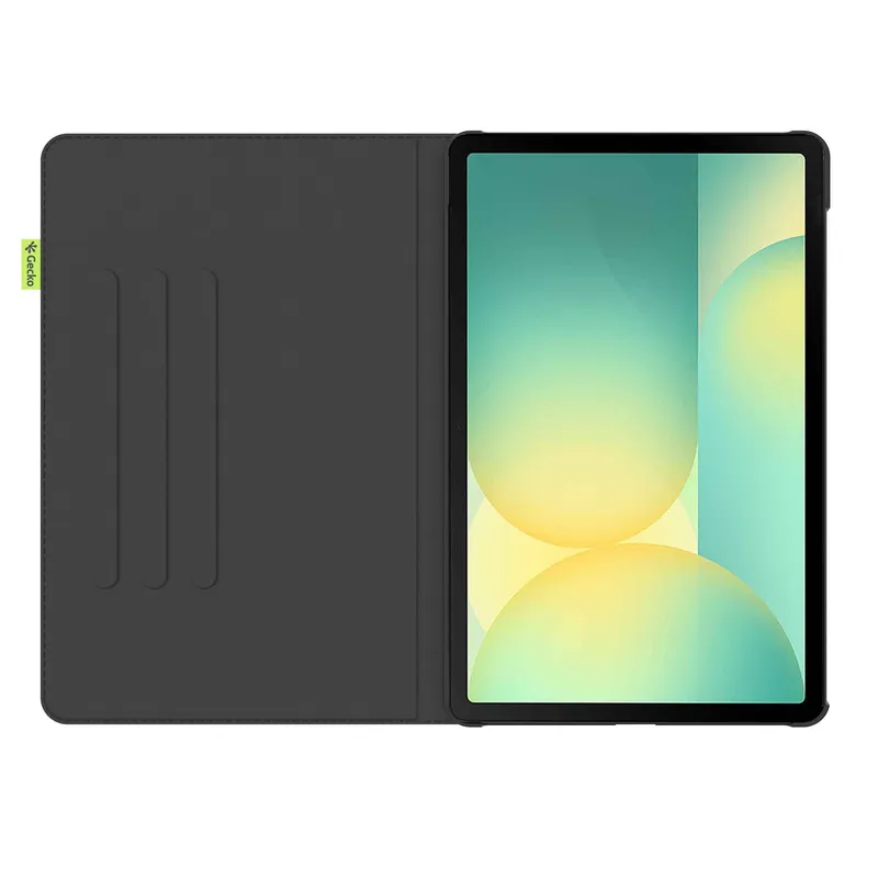 Gecko Kaktus Folio-kuori Samsung Galaxy Tab S10 FE/S10 Lite Musta - 3537034