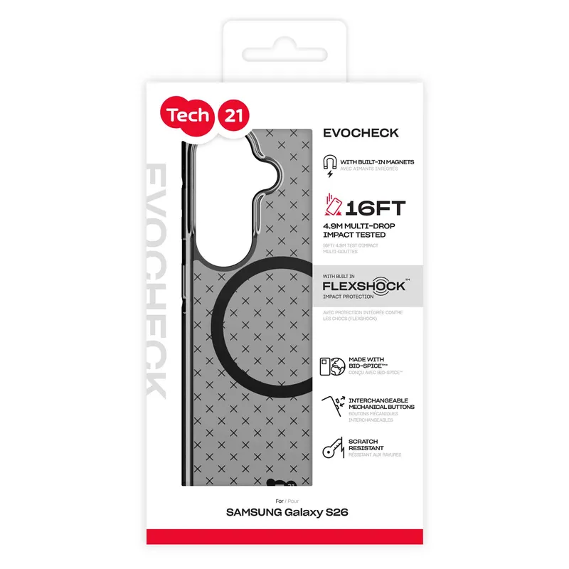 Tech21 Evo Check Magnet Samsung Galaxy S26 Savunmusta - 5960969