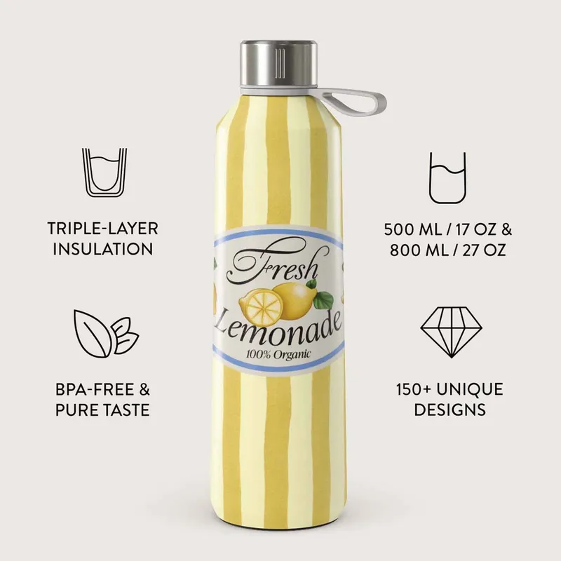 Burga Frizzante - Vesi-/Termospullo 800ml - 4135796