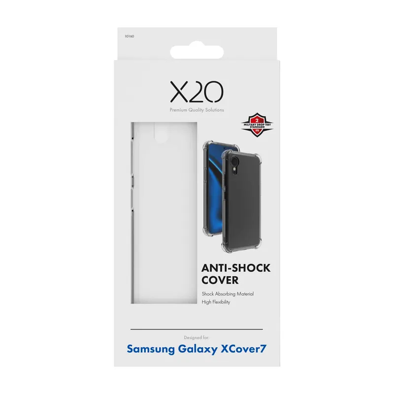 X2O Anti-Shock Suojakuori Samsung Galaxy XCover 7 Kirkas - 3410160