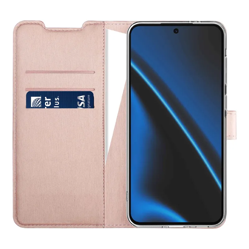 X2O Classic Wallet Lompakkokotelo Samsung Galaxy S26 Rose Gold - 3410099