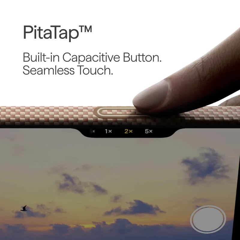 Pitaka Edge MagSafe Kotelo Apple iPhone 17 Pro Max Golden Glint - 5436807