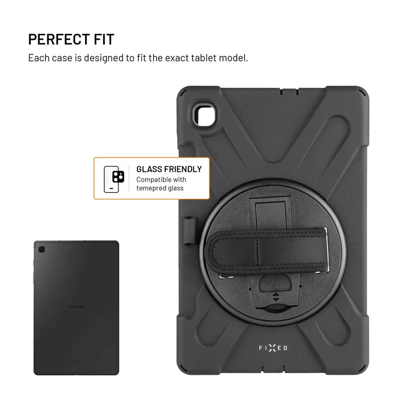FIXED Rugged Tablet Suojakotelo Samsung Galaxy Tab S6 Lite Musta - 8018507