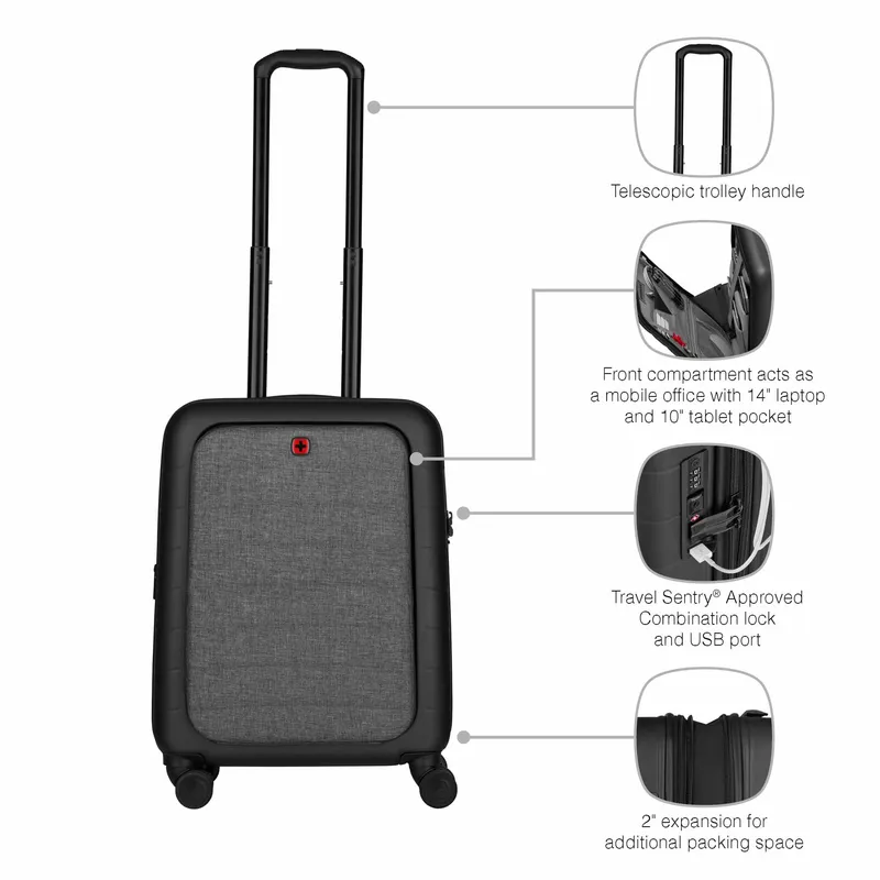 Wenger Syntry käsimatkatavara 55cm Musta - 2907760