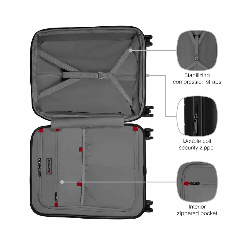 Wenger Syntry käsimatkatavara 55cm Musta - 2907760