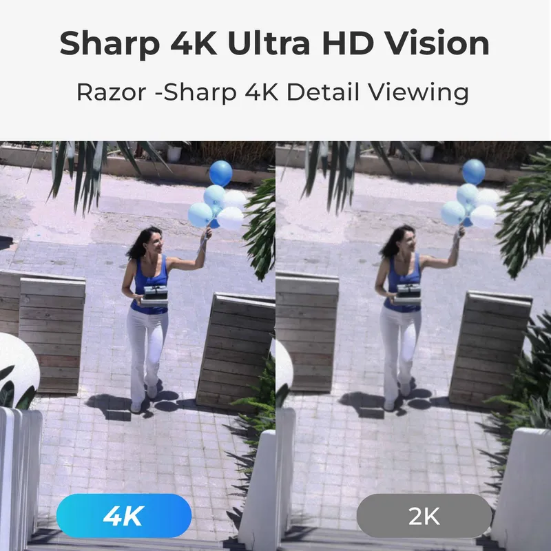 Reolink RLC-811WA 4K ulkokamera Wi-Fi 6-värinen yökamera valkoinen - 5398312