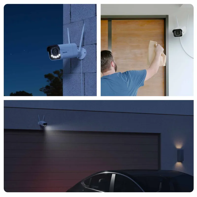 Reolink RLC-811WA 4K ulkokamera Wi-Fi 6-värinen yökamera valkoinen - 5398312