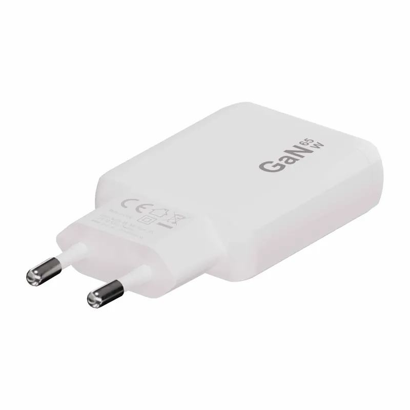 X2O 65W Dual SLIM -kaksoiskotilaturisarja USB-C/C GaN 1.5m valkoinen - 3401057