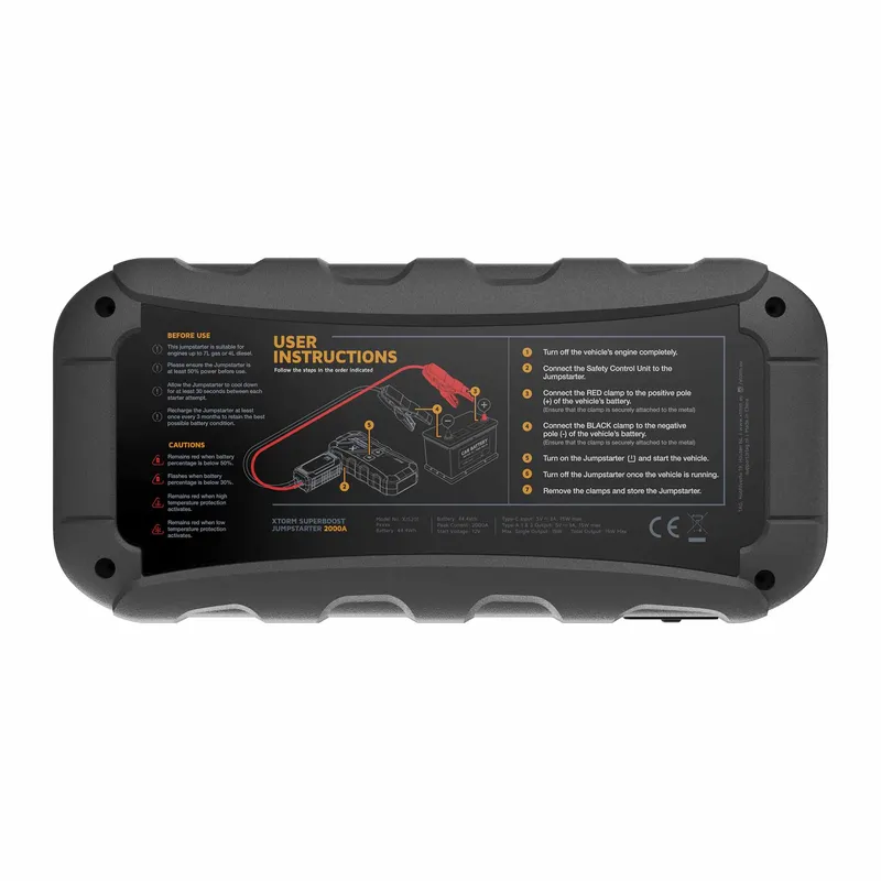 Xtorm Jumpstarter 2000A musta - 9510313