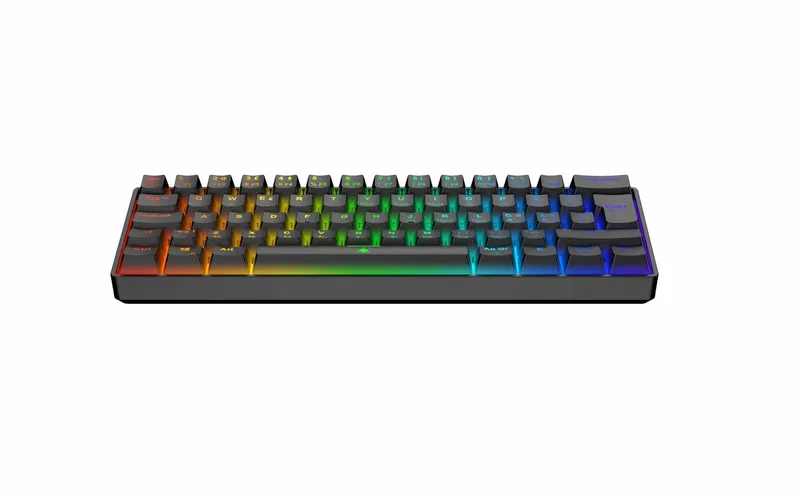 White Shark SHINOBI-2 Langallinen Mekaaninen Pelinäppäimistö 60% Musta - 9590075