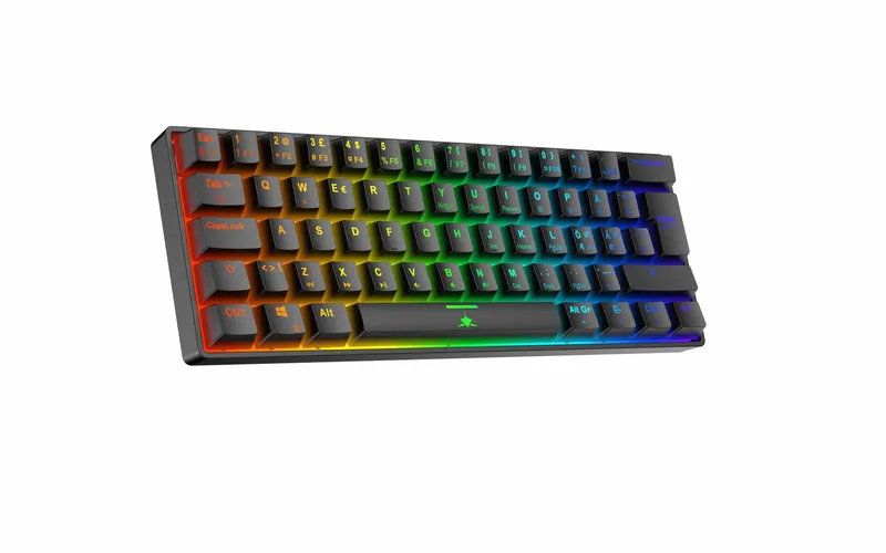 White Shark SHINOBI-2 Langallinen Mekaaninen Pelinäppäimistö 60% Musta - 9590075