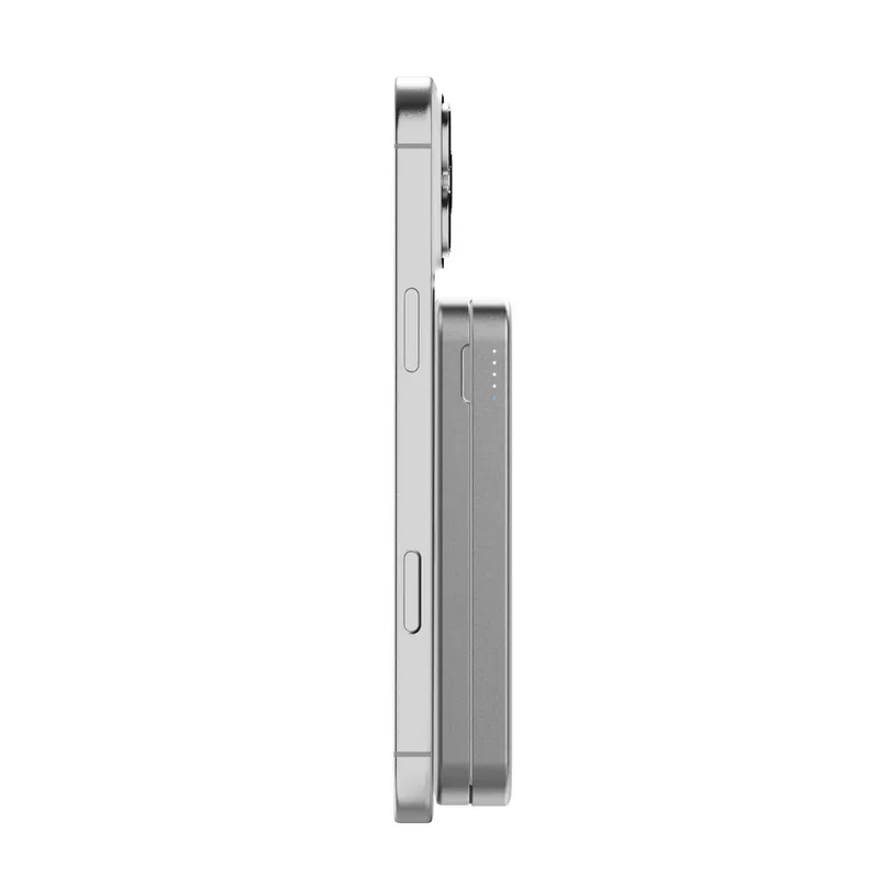 LINQ 3-in-1 magneettinen langaton virtapankki ja teline 8000 mAh ALU - 9510041