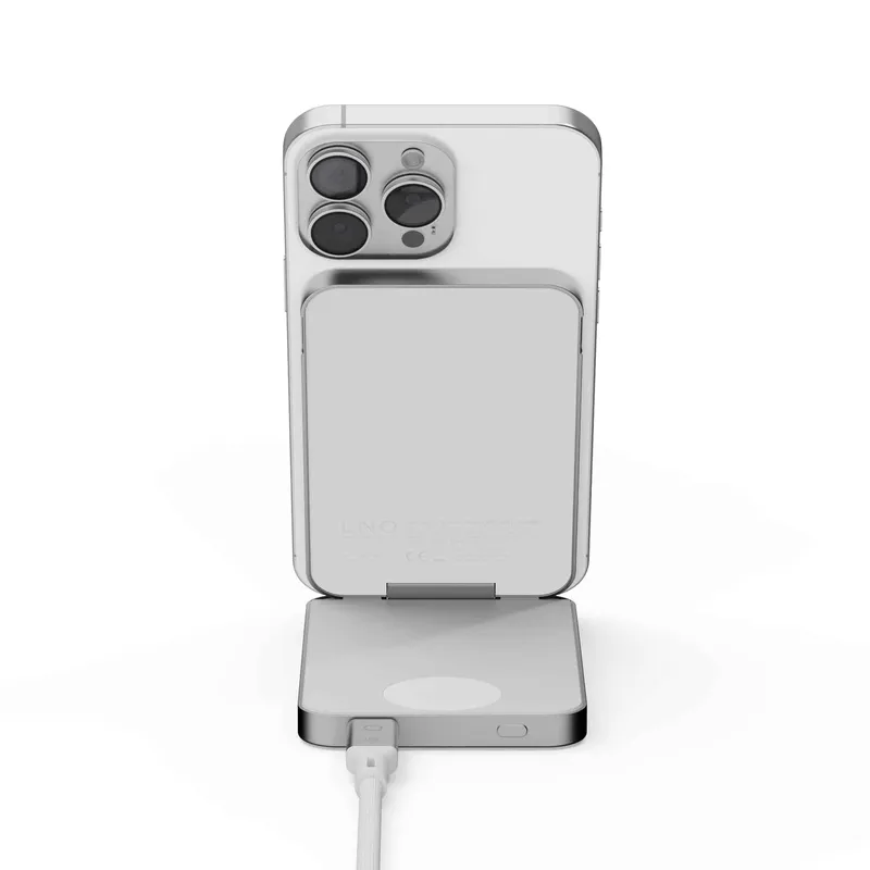 LINQ 3-in-1 magneettinen langaton virtapankki ja teline 8000 mAh ALU - 9510041