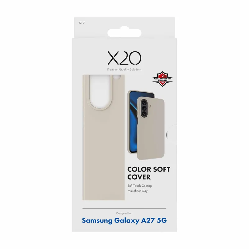 X2O Color Soft Suojakuori Samsung Galaxy A27 5G Beige - 3410147