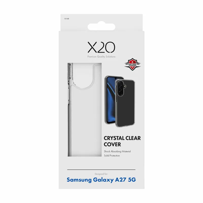 X2O Crystal Clear Suojakuori Samsung Galaxy A27 5G Kirkas - 3410148