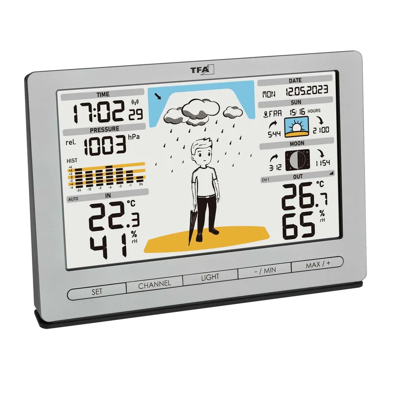 TFA Langaton Sääasema METEO JACK Silver - 1603930