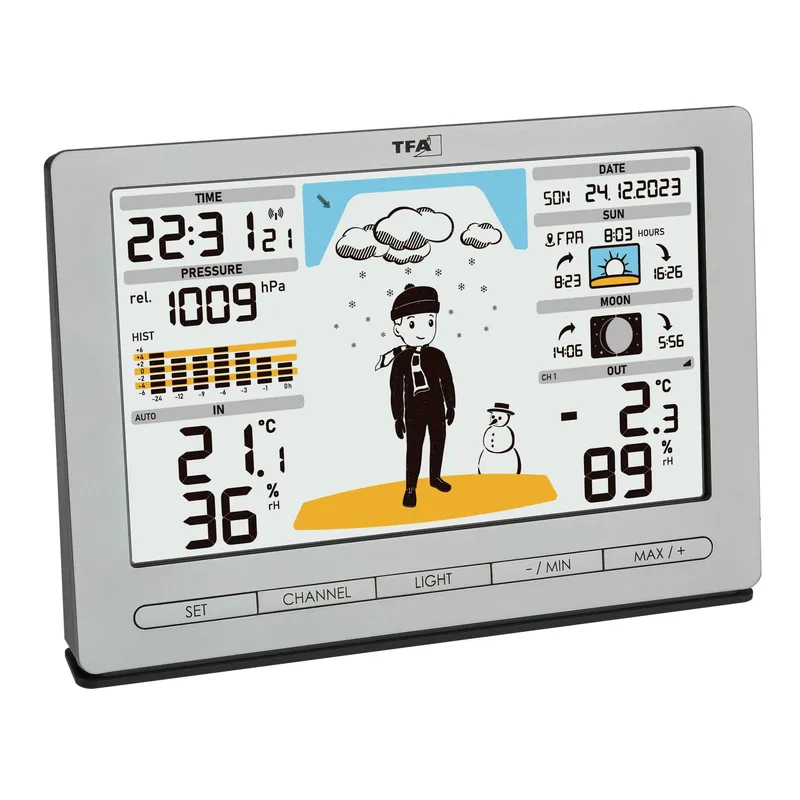 TFA Langaton Sääasema METEO JACK Silver - 1603930