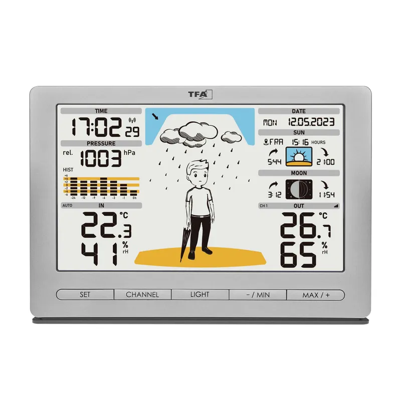 TFA Langaton Sääasema METEO JACK Silver - 1603930