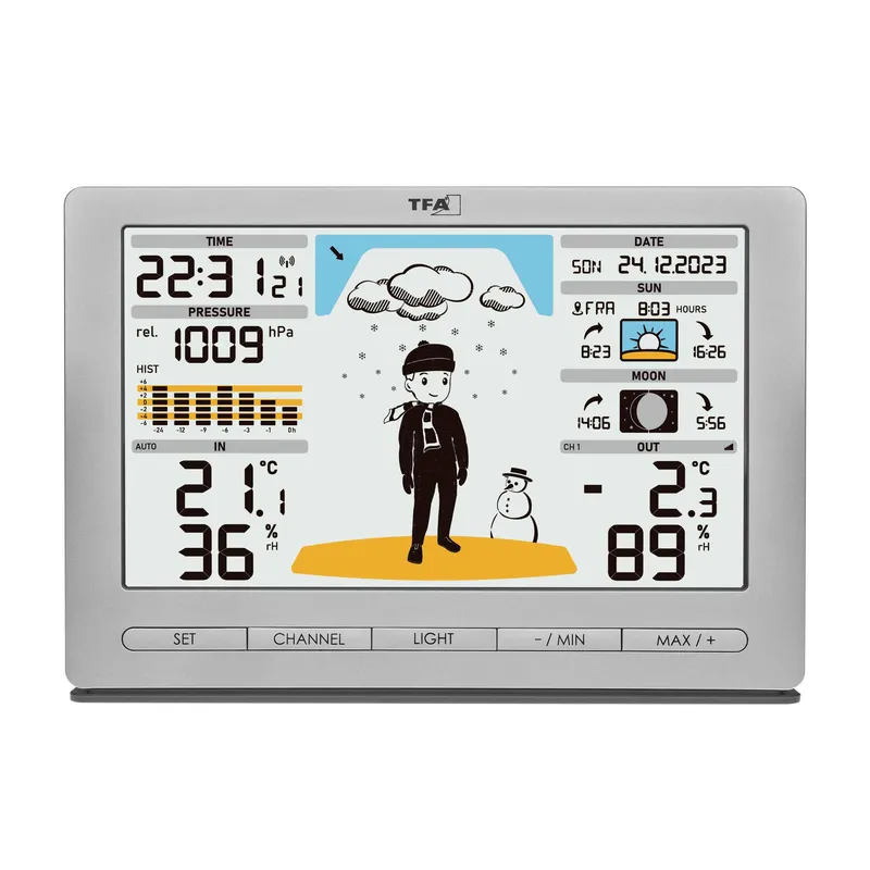 TFA Langaton Sääasema METEO JACK Silver - 1603930