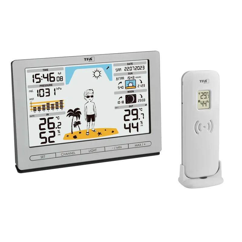 TFA Langaton Sääasema METEO JACK Silver - 1603930