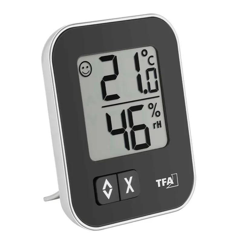 TFA Digitaalinen Lämpö-/Kosteusmittari MOXX Musta - 1602292