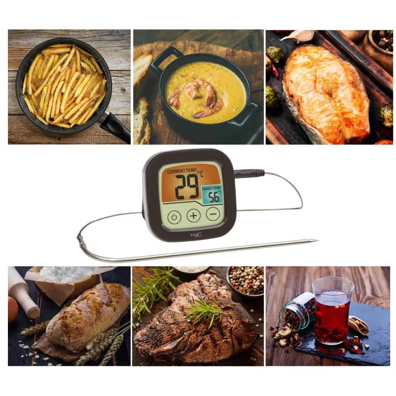 TFA Digitaalinen BBQ-Lihamittari Musta - 1603013