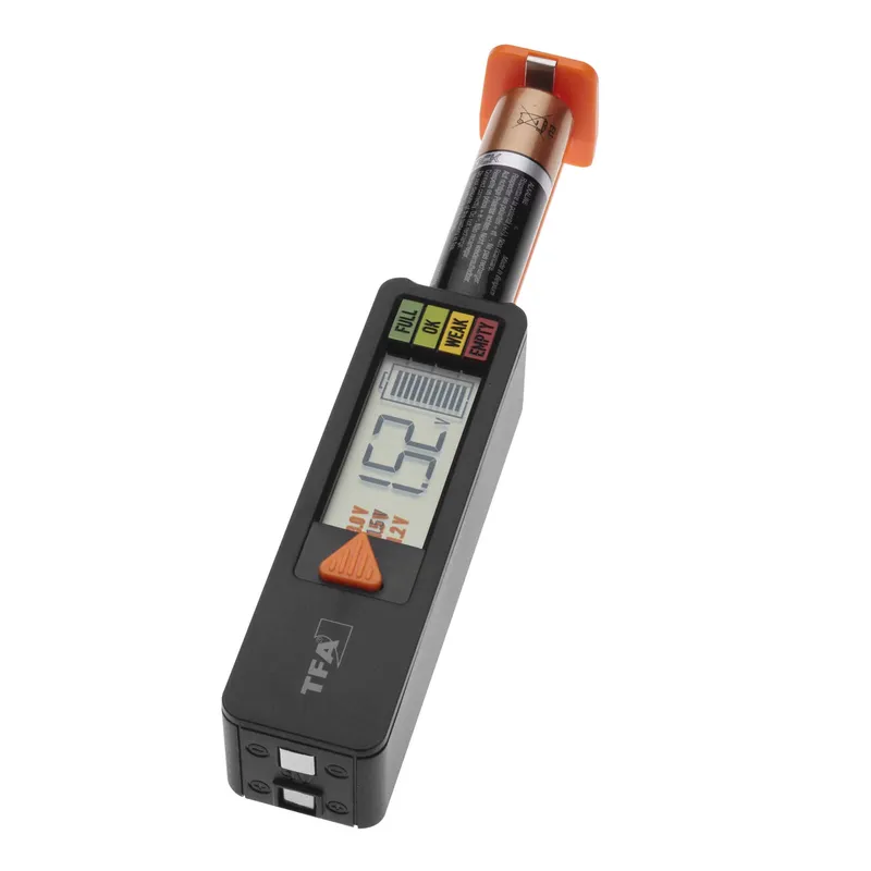 TFA-Akun Testeri BatteryCheck Black - 1603628