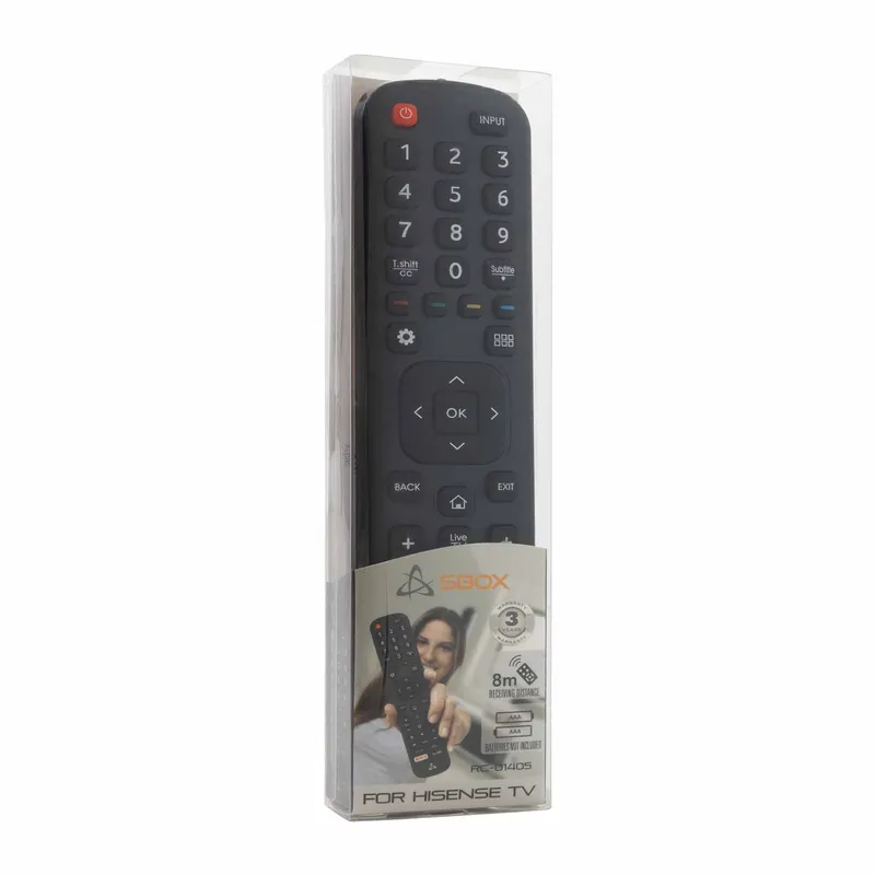 SBOX Kaukosäädin Hisense TV Musta - 9450223