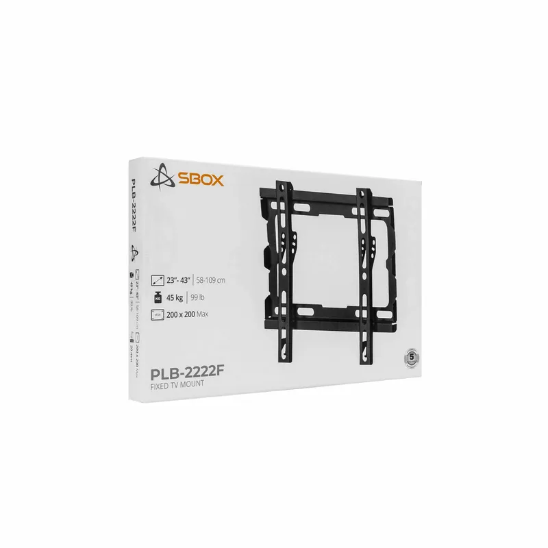 SBOX Slim Kiinteä Kiinnike VESA 200/43