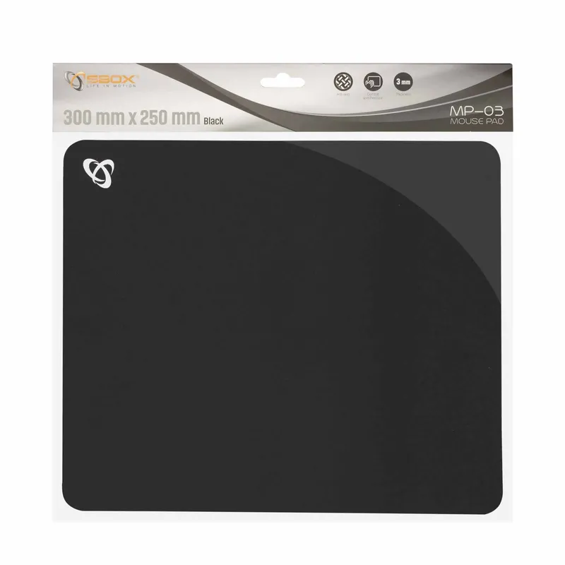 SBOX Hiirimatto Musta - 7326792